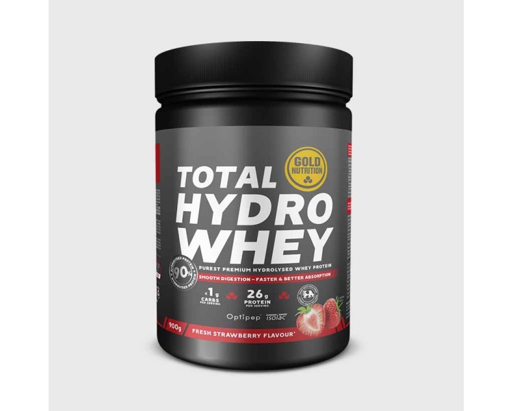 Proteína Total Whey Sabor Fresa 900 g Gold Nutrition