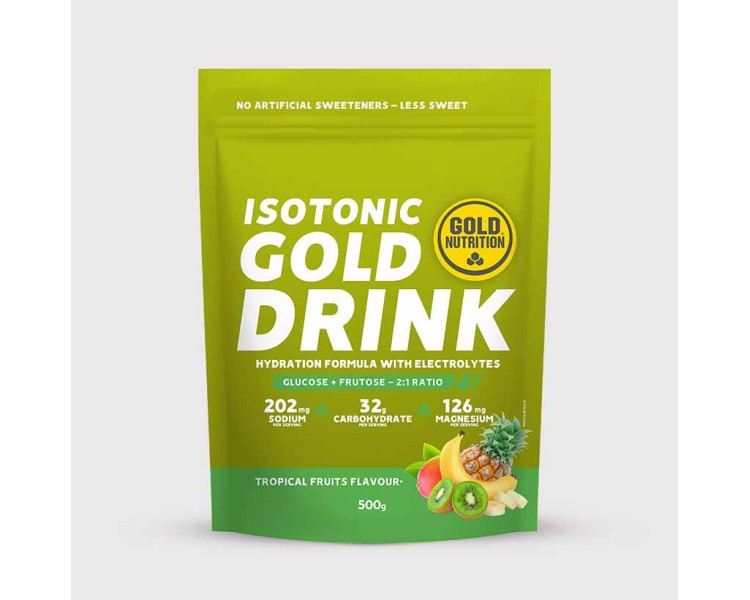 Isotónico GOLD DRINK 500G tropical