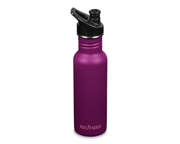 Botella Classic Klean Kanteen con Tapa Sport 18oz (532ml)morado