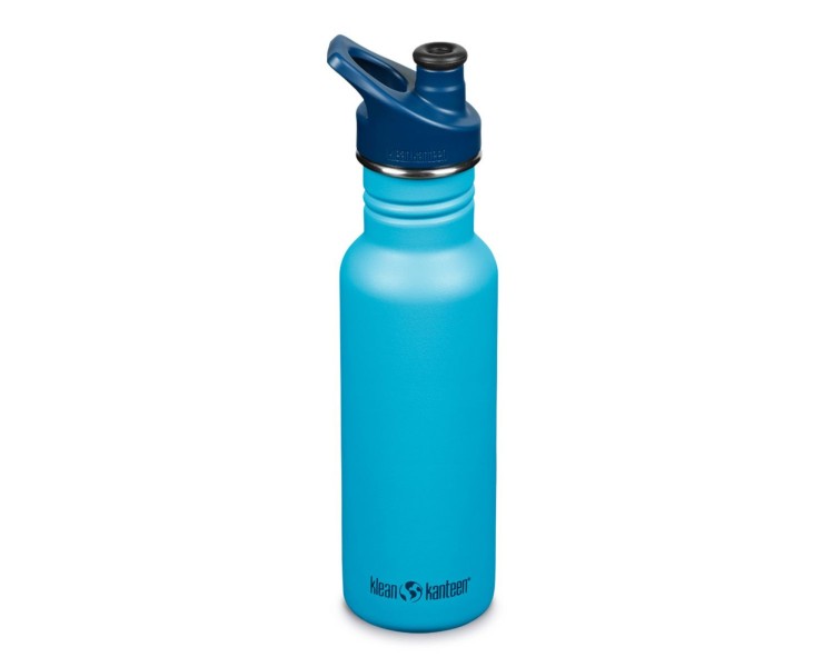 Botella Classic Klean Kanteen con Tapa Sport 18oz (532ml)azul